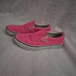 Vans Pink Slip-On Sneakers